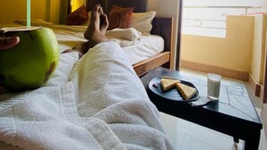 Dobbeltrom – deluxe | Memory foam-senger, lydisolert, wi-fi (inkludert) og sengetøy