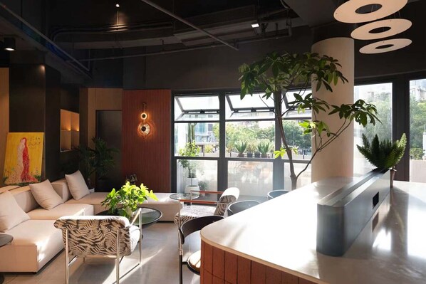 Sala de estar en el lobby