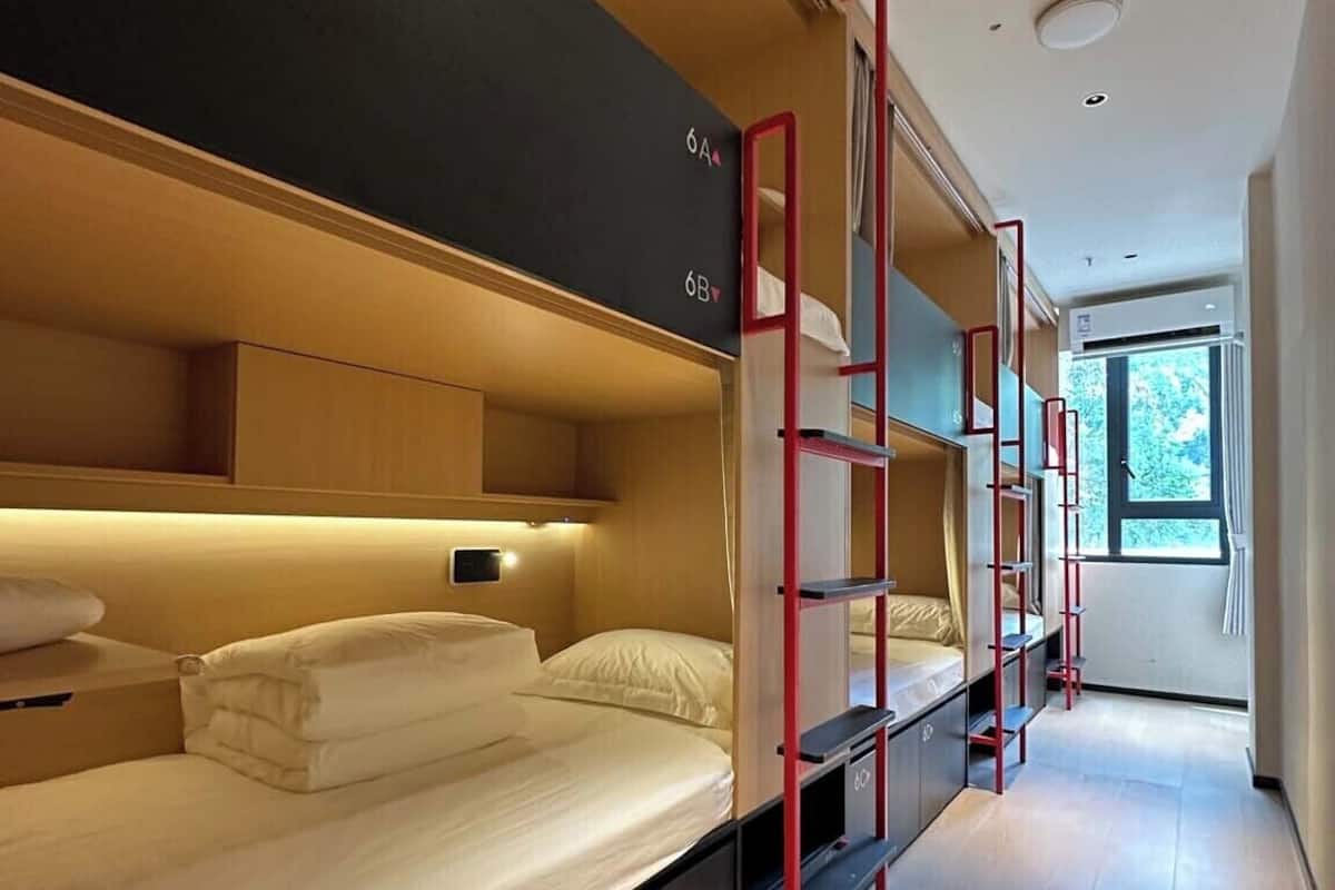 Elite Shared Dormitory, Women only, City View | Hypo-allergenic bedding, blackout drapes, free WiFi