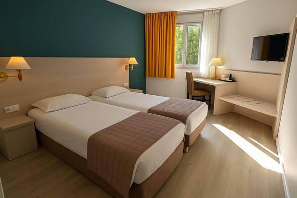 Classic Twin Room, Garden View | Free WiFi, wheelchair access