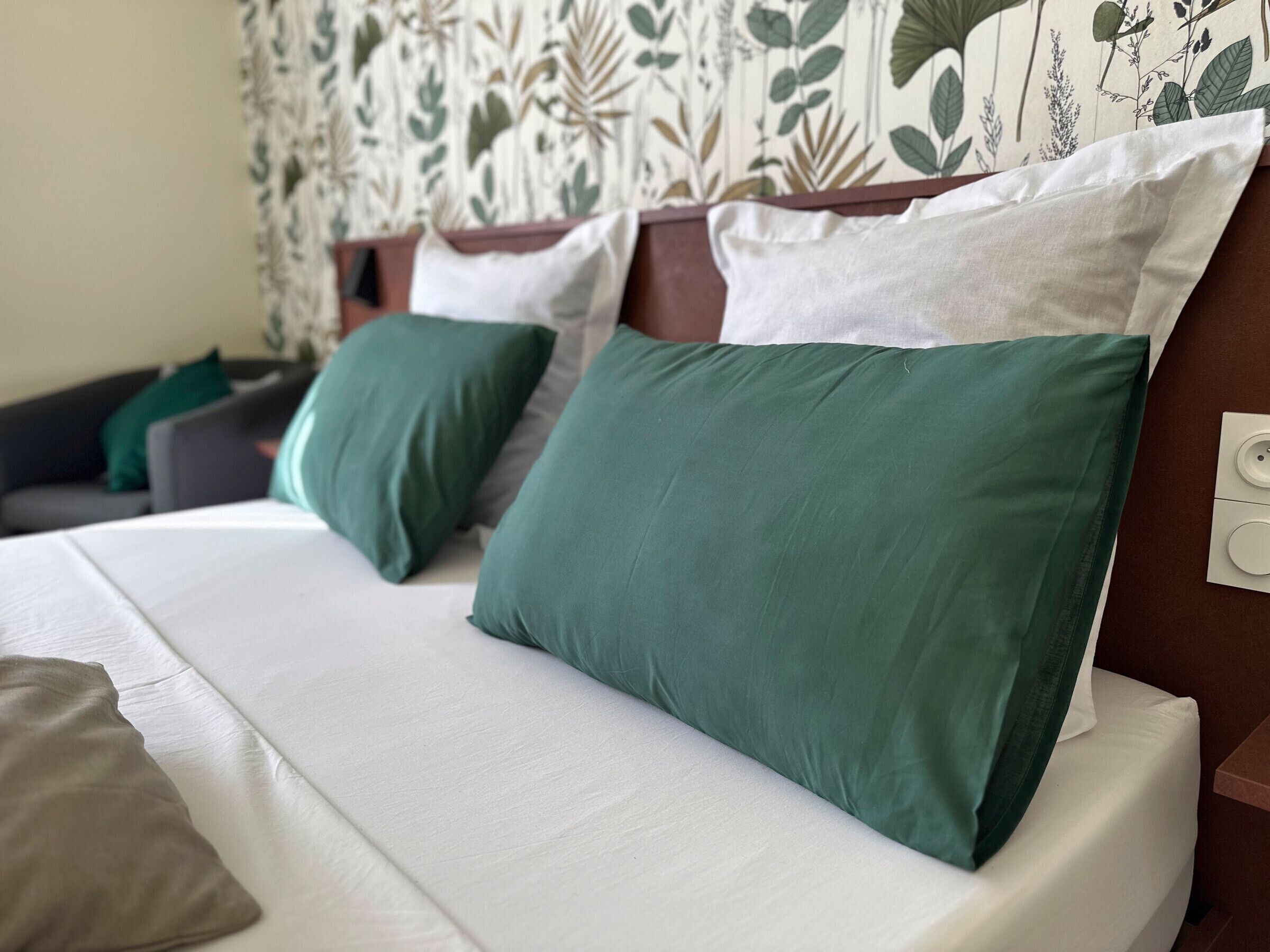 1 makuuhuone, vuodevaatteet