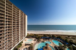 Pool - Shoreline Splendor: 3-Bedroom Oceanfront Condo with Modern Opulence (North Myrtle Beach)