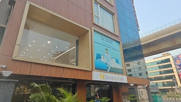 Fassade der Unterkunft