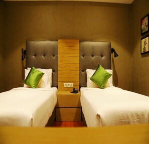Executive Twin kamer | Lakens van Egyptisch katoen, luxe beddengoed, gratis wifi