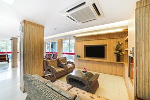 Sala de estar en el lobby