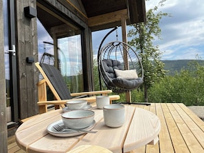 Cabin, 4 Bedrooms, Terrace, Lake View | Balcony