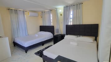 Deluxe Apartment, 2 Queen Beds, Ocean View | Blackout curtains, iron/ironing board, free WiFi