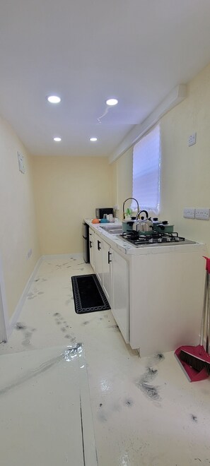 Apartamento, vista para o oceano | Cozinha privada | Fogão
