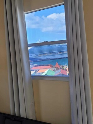 Comfort appartement, 1 slaapkamer, niet-roken, uitzicht op zee | Woonruimte