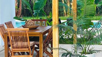 Luxury Villa, Patio, Garden View | Terrace/patio