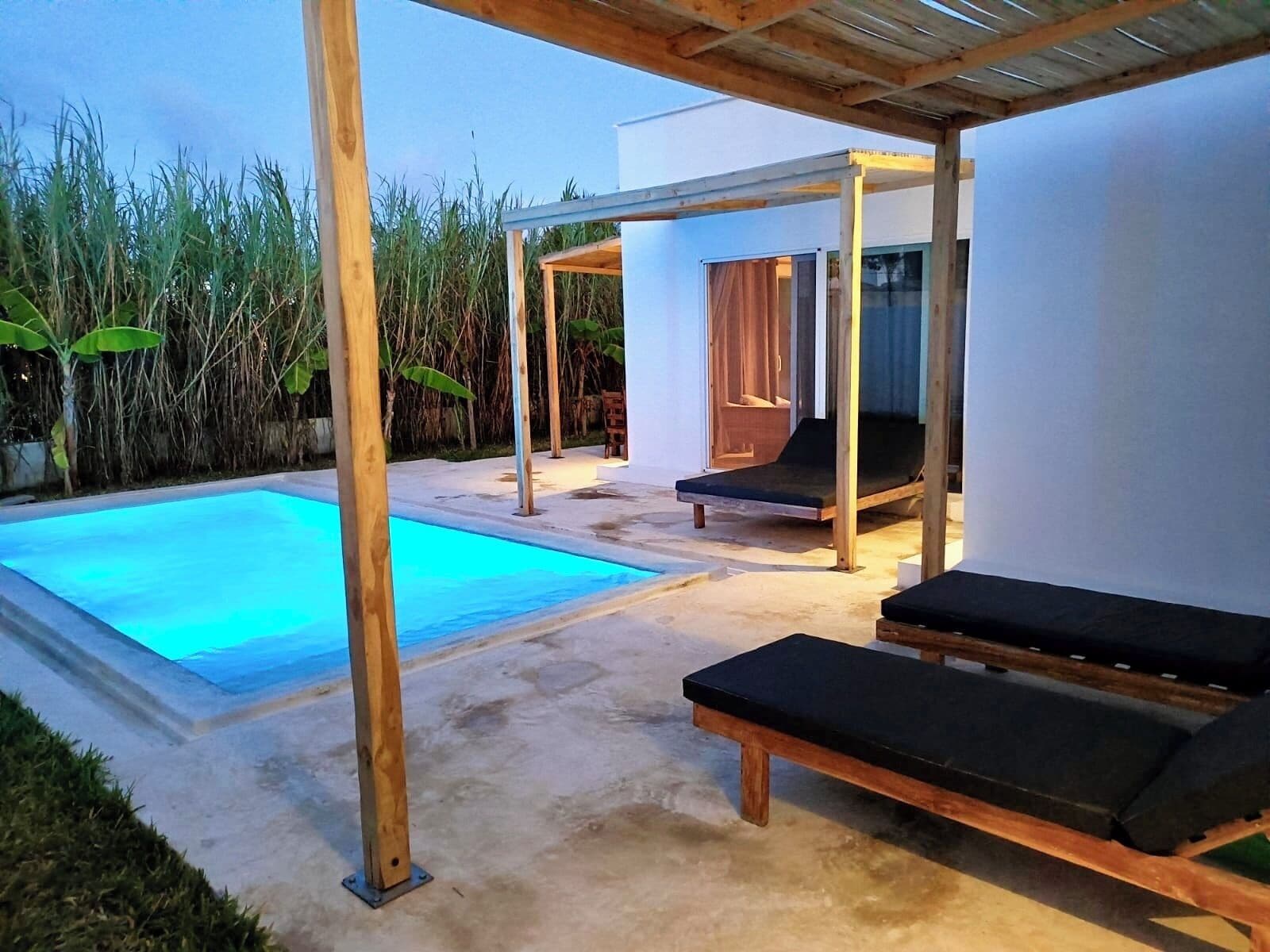 Villa Luxe, patio, vue jardin | Terrasse/Patio