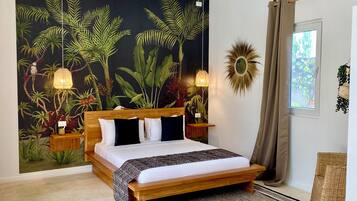 Vila Mewah, patio, pemandangan kebun | Brankas dan didekorasi berbeda-beda