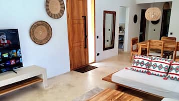 Luxury Villa, Patio, Garden View | Living area