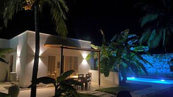 Luxury Villa, Patio, Sea View | Terrace/patio