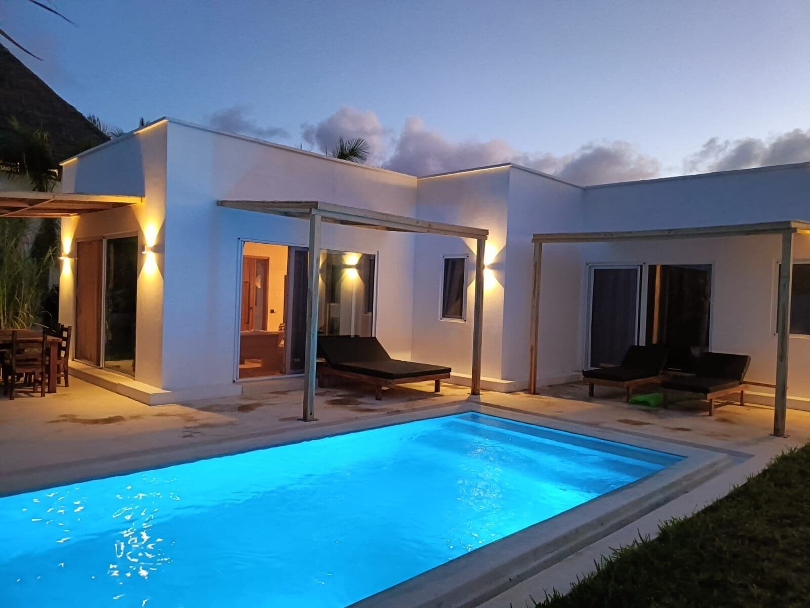 Luxe villa, terras, uitzicht op tuin | Terras