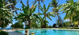 尚吉巴豪華獅子別墅 - 含私人廚師與無邊泳池  