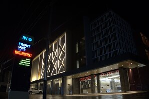 Overnatningsstedets facade