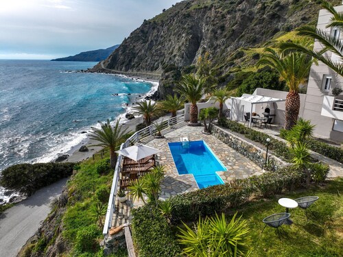 Faye- Seafront villa in South Crete-East of Preveli