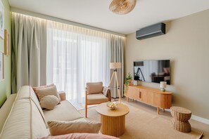 尊榮公寓, 簡易廚房, 海濱 | 筆電工作空間、熨斗/熨衣板、免費無線上網