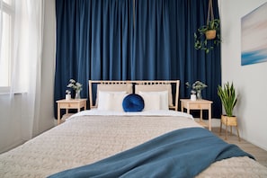 Deluxe-Apartment | Schreibtisch, Verdunkelungsvorhänge, kostenloses WLAN