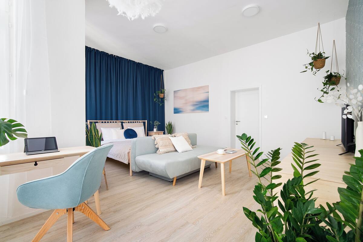 Deluxe Apartment | Desk, blackout curtains, free WiFi