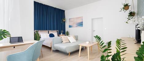 Bureau, rideaux occultants, Wi-Fi gratuit