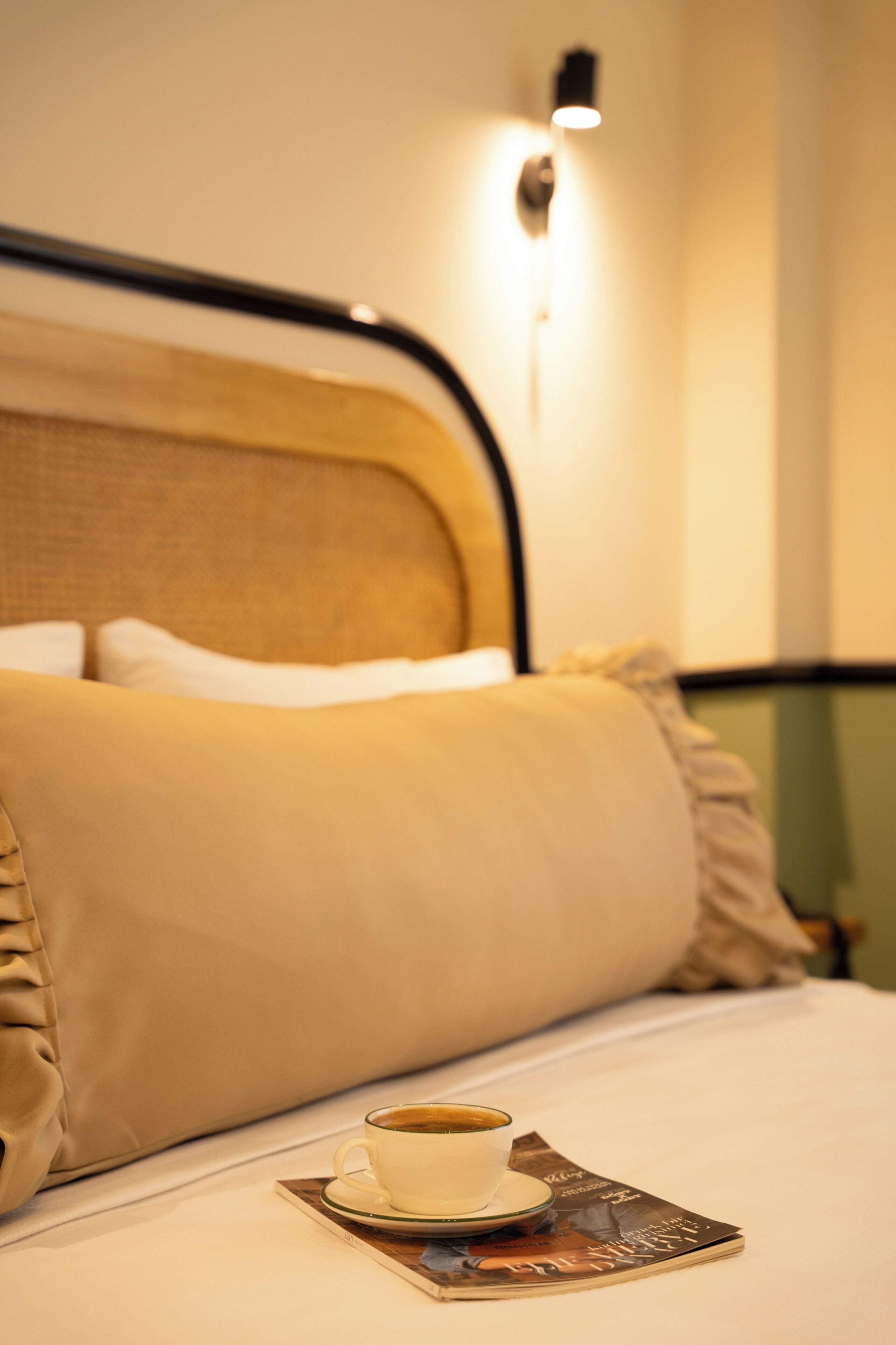Premium bedding, Select Comfort beds, free minibar items, soundproofing