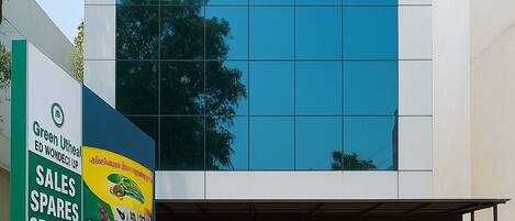 Fassade der Unterkunft