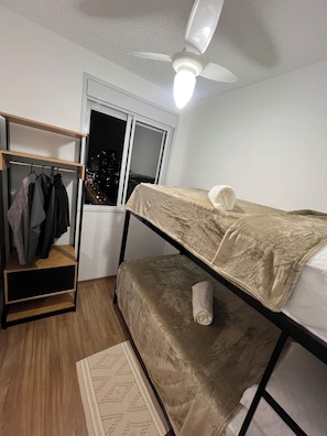 2 quartos, Wi-Fi, roupa de cama