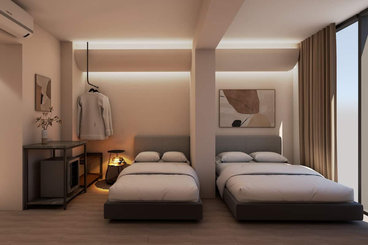 Standard Twin Room | Desk, free WiFi