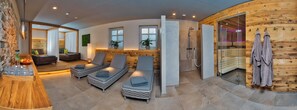 Sauna, massages