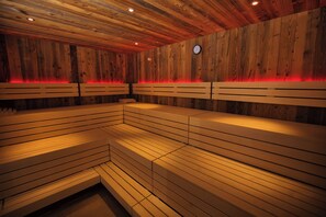 Sauna, soins corporels, enveloppements corporels, gommages corporels