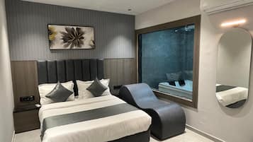 Chambre Double, vue ville