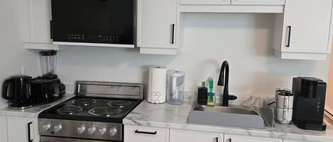 Microwave, oven, stovetop