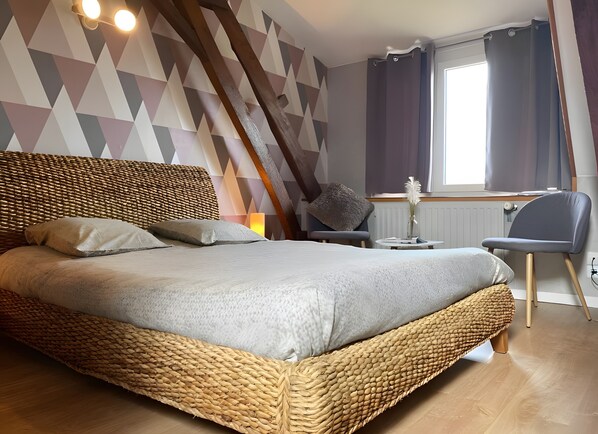 1 chambre, Wi-Fi, draps fournis