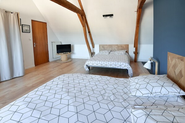 1 chambre, Wi-Fi, draps fournis