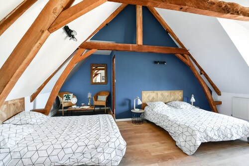 Chambres d'hôtes 'À La Ferme' avec terrasse partagée et Wi-Fi