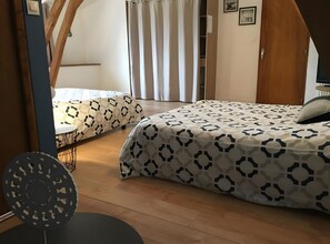 1 chambre, Wi-Fi, draps fournis