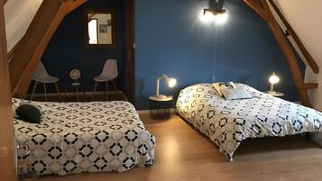 1 chambre, Wi-Fi, draps fournis