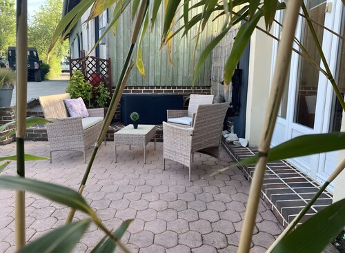 Chambres d'hôtes 'À La Ferme' avec terrasse partagée et Wi-Fi