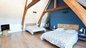 1 chambre, Wi-Fi, draps fournis