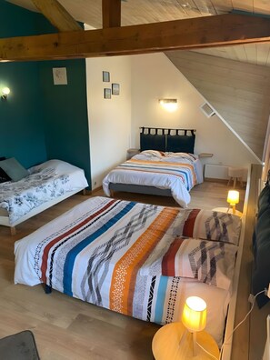 1 chambre, Wi-Fi, literie fournie