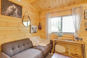 House (2 Bedrooms) | Interior - 15 Mi to Blue Ridge: Forested Cabin w/ Decks! (Blairsville)