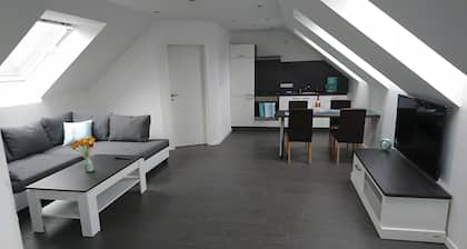 Appartement 'Ferienwohnung Spreewald' avec terrasse privée, jardin commun et Wi-Fi