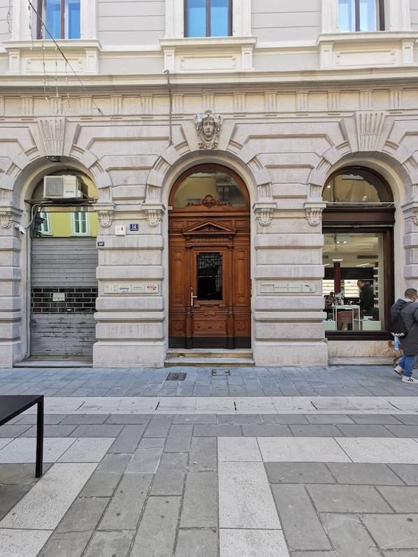 Façade de l’hébergement