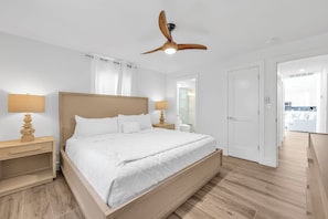 3 bedrooms, iron/ironing board, travel cot, WiFi