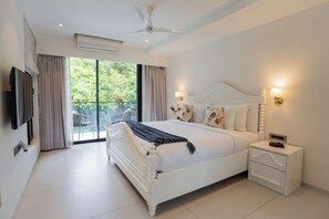 4 soverom, strykejern/-brett, internettilgang og sengetøy