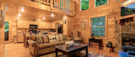 Stuga - 2 sovrum | Vardagsrum