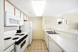 Condo, 2 Bedrooms | Private kitchen | Fridge, oven, coffee/tea maker, toaster