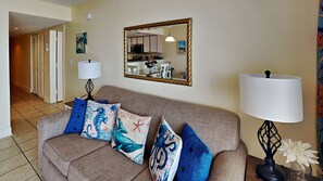 Condo, 2 Bedrooms | Living area